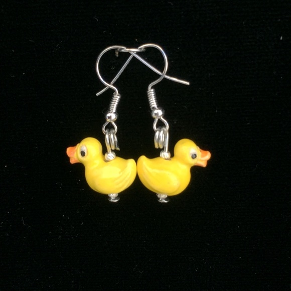 “Rubber Duckie” Earrings - Picture 6 of 8